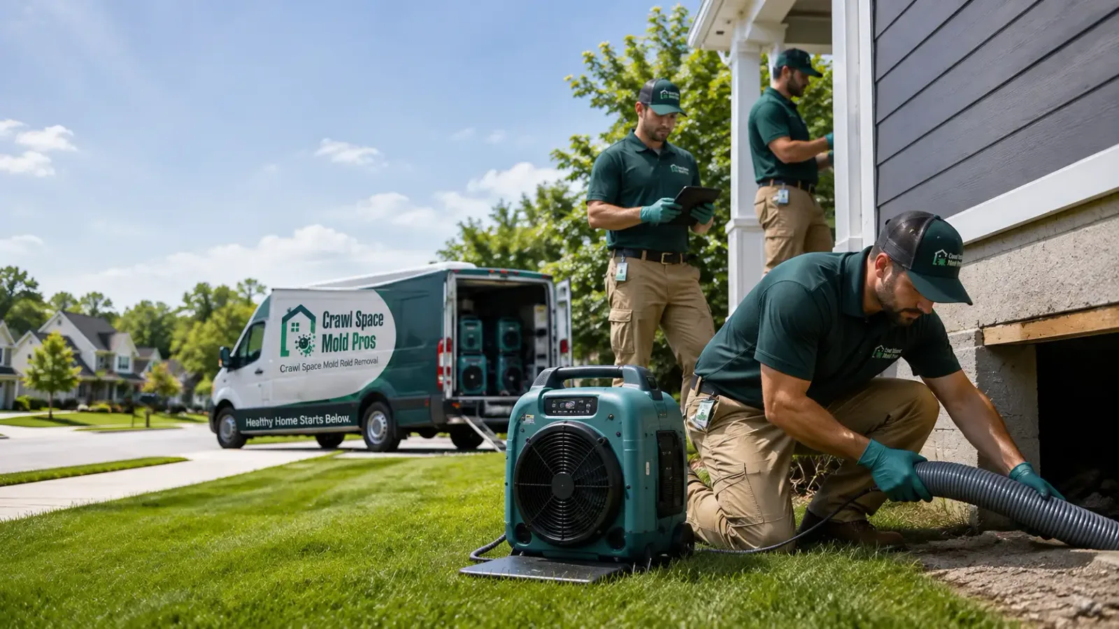 Crawl Space Mold Removal in Wheatland, CA